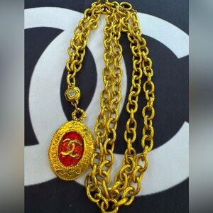 CHANEL Gripoix Long Necklace 1980’s